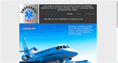 Desktop Screenshot of emergencyairlift.com